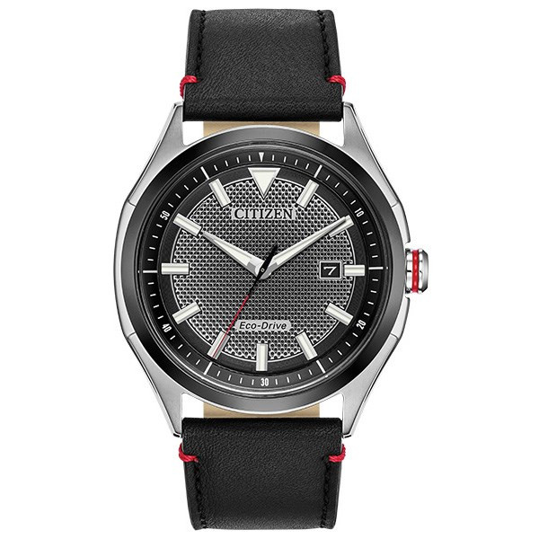 Đồng hồ Citizen 41mm Nam AW1148-09E dây da đen