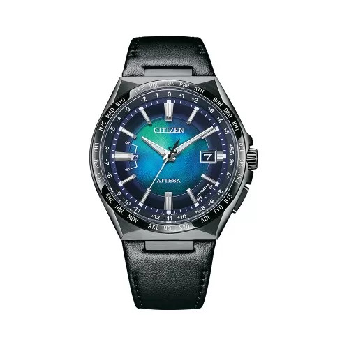Đồng hồ Citizen lịch vạn niên Eco-Drive CB0215-18L mặt xanh tinh tế