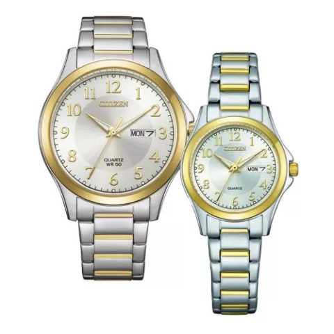 Đồng hồ cặp Citizen Quartz BF2026-89A - EQ0614-52B