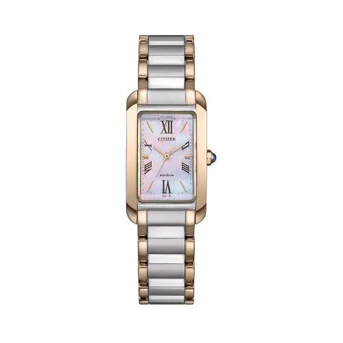Đồng hồ nữ Citizen L Eco-Drive dây kim loại EW5624-54Y mặt hồng