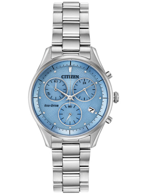 Đồng hồ nữ Citizen FB1440-57L Eco-Drive mặt xanh dương 6 kim cá tính