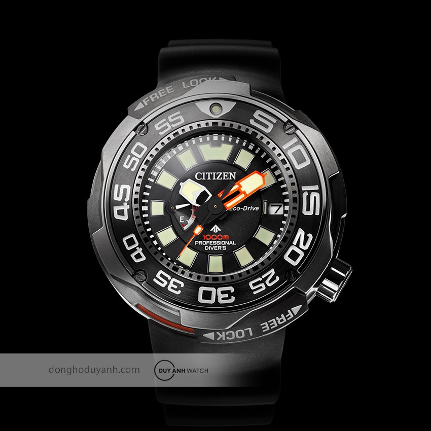 Citizen Eco-Drive Professional Diver 1000m BN7020-09E, đồng hồ lặn chuyên nghiệp nổi tiếng