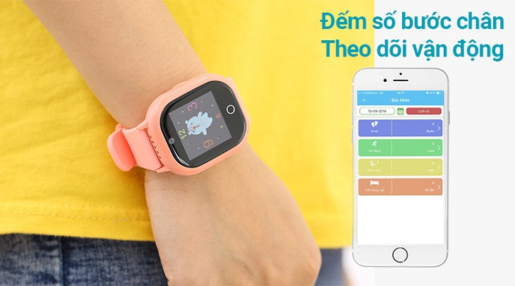 Đồng hồ định vị giúp trẻ em năng động hơn với tính năng theo dõi vận động