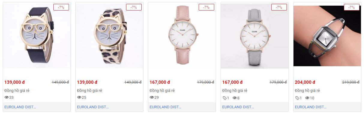 Phong cách và thiết kế của đồng hồ giá rẻ dưới 100k