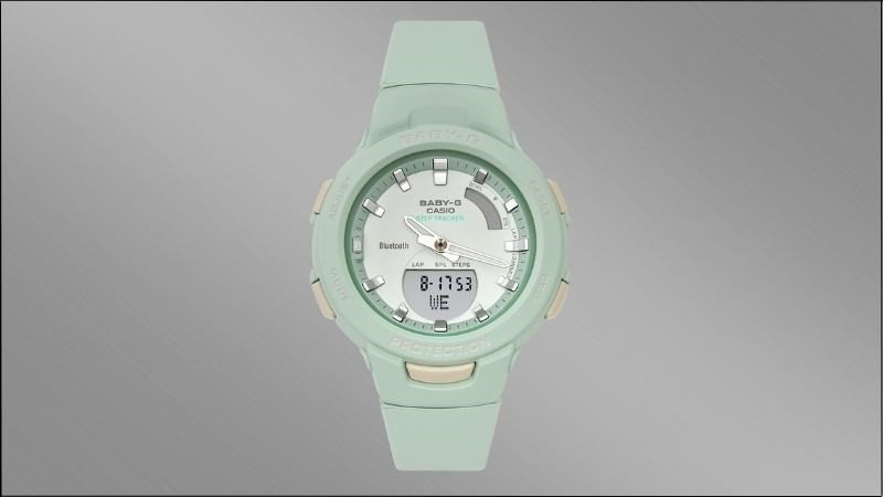 Đồng hồ Baby-G với hệ số chống nước 10 ATM, cho phép thoải mái bơi lội và lặn nông