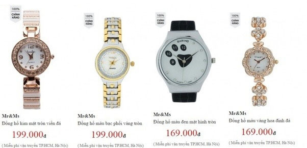 Các mẫu đồng hồ nữ thời trang giá rẻ tràn lan trên thị trường, cần cẩn trọng lựa chọn.