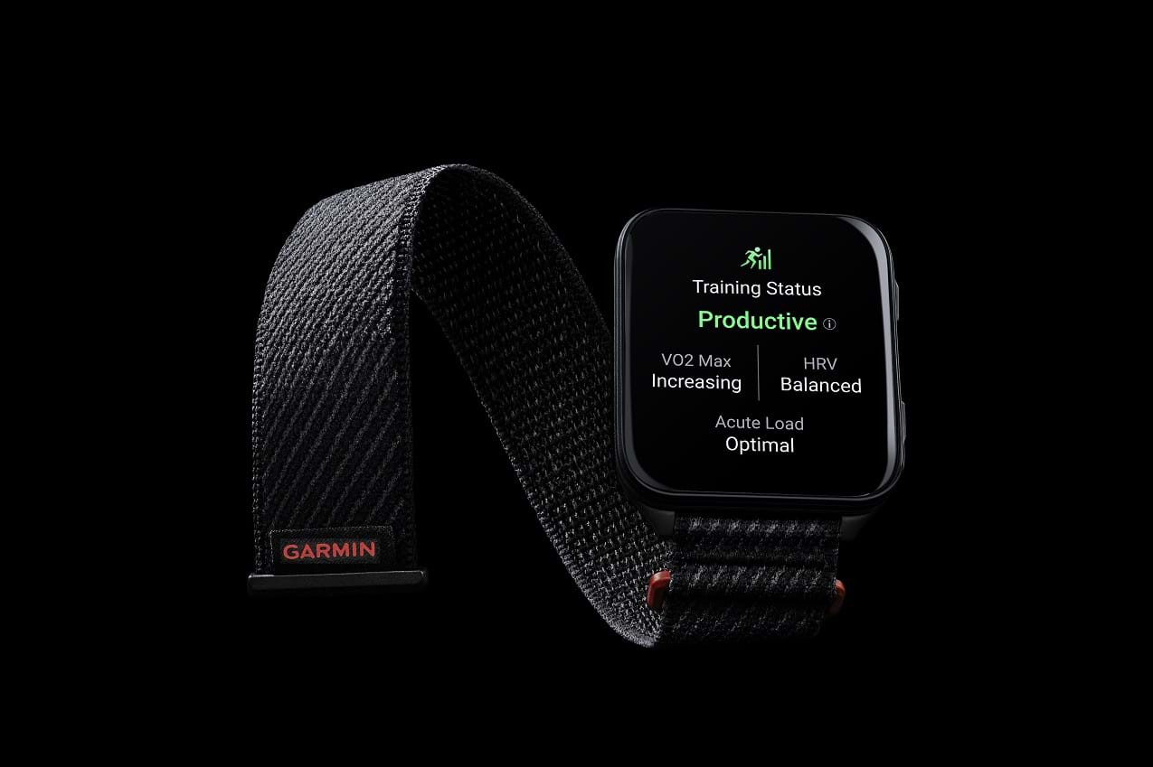 Dây đeo nylon ComfortFit 24mm đi kèm đồng hồ thông minh siêu mỏng Garmin Venu X1