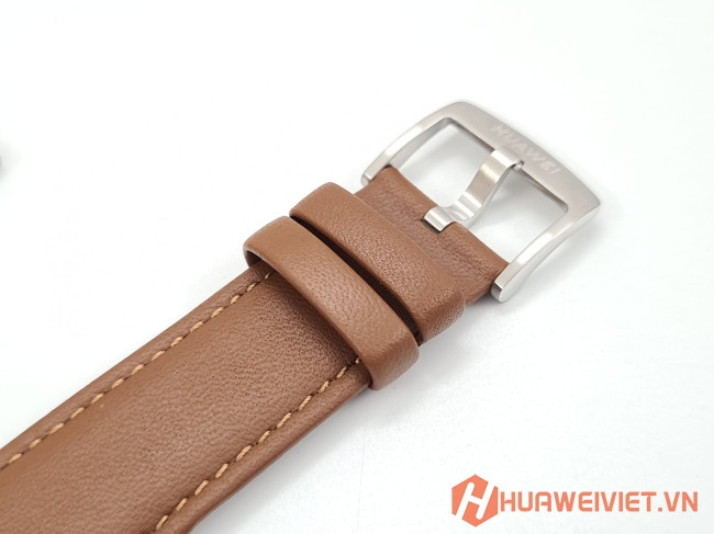 Chất liệu da bền bỉ của dây đồng hồ Huawei Watch GT 2 46mm