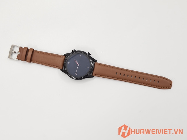 Hệ thống lỗ điều chỉnh kích thước linh hoạt trên dây đồng hồ Huawei Watch GT 2