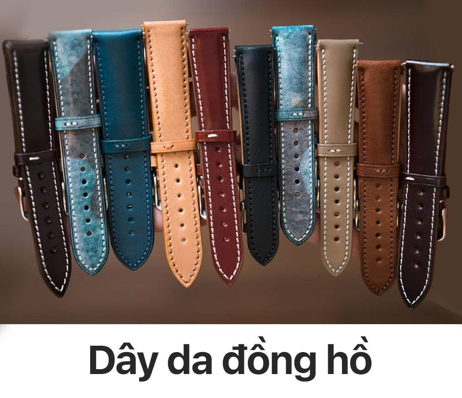 Dây da đồng hồ Calvin Klein đa dạng chất liệu