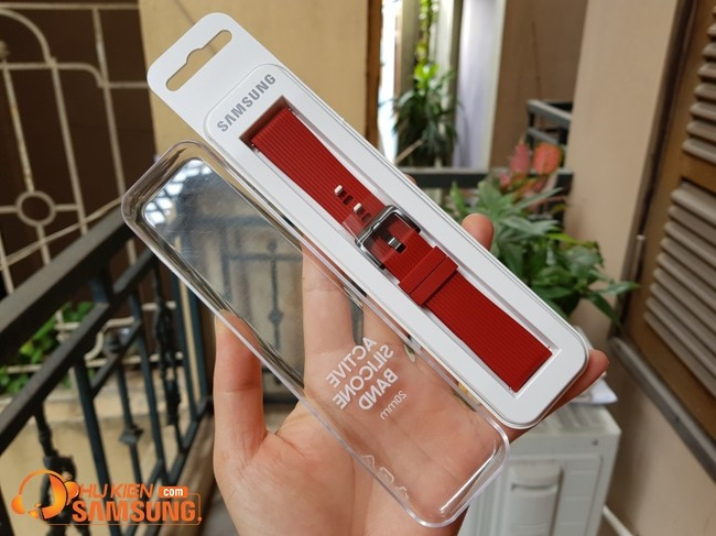 Dây đồng hồ silicon 20mm chính hãng Samsung ôm sát cổ tay