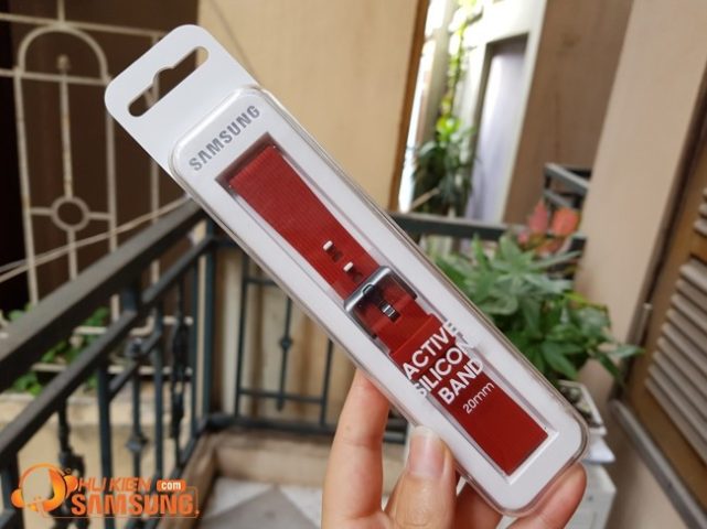 Dây đồng hồ silicon 20mm chính hãng Samsung nhiều màu sắc