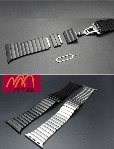 Apple Watch dây kim loại màu vàng hồng tinh tế trên cổ tay