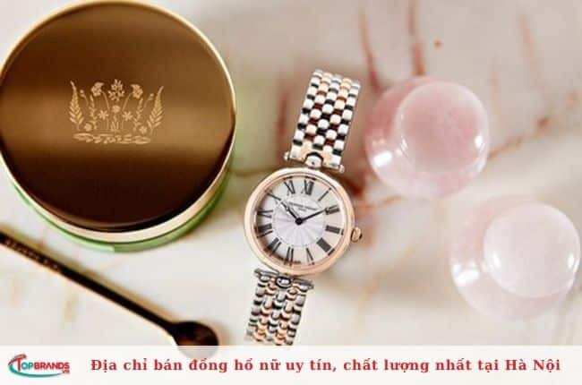 Nội thất sang trọng của cửa hàng Galle Watch chuyên bán đồng hồ nữ Hà Nội chính hãng