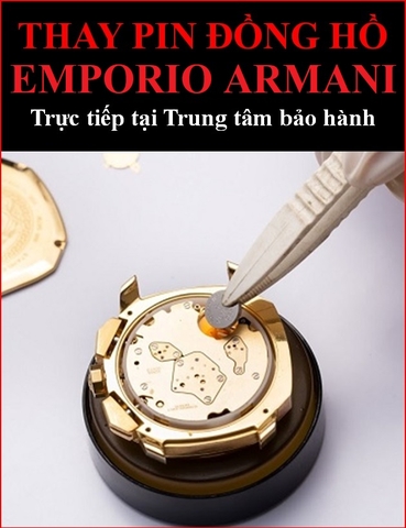 Dịch Vụ Thay Pin Đồng Hồ Emporio Armani Chuyên Nghiệp: Bảo Vệ Cỗ Máy Thời Gian Của Bạn