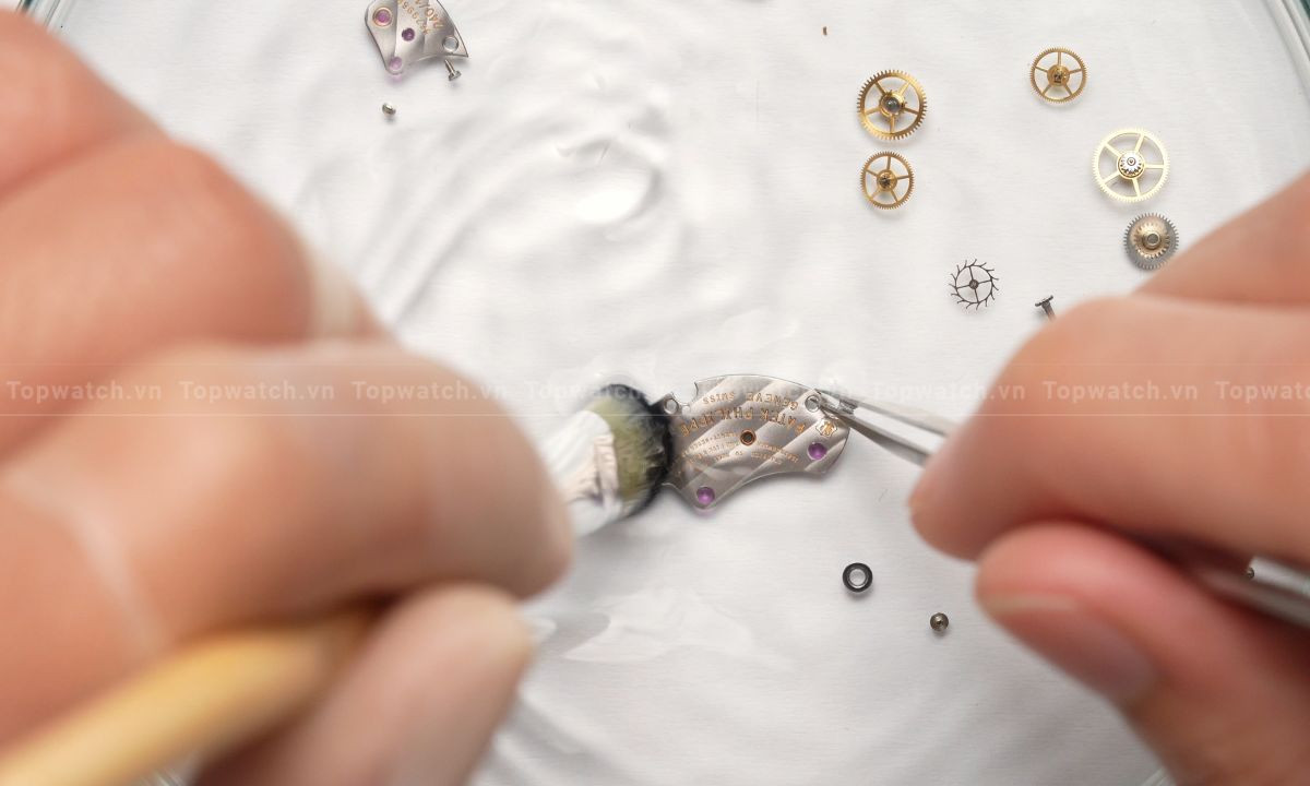 Thợ lau dầu đồng hồ cơ chuyên nghiệp tại TP.HCM