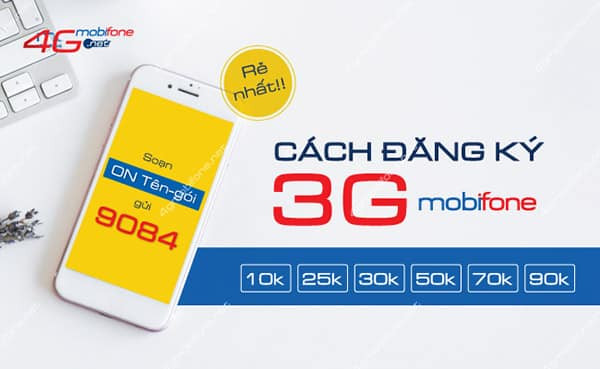 Các gói cước 3G/4G Mobifone phổ biến cho đồng hồ định vị