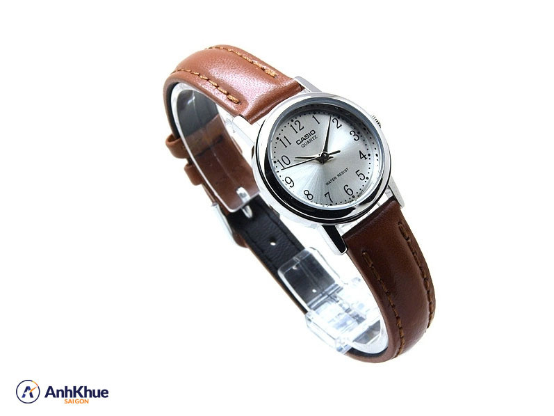 Đồng hồ Casio nữ dây da LTP-1095E kiểu dáng cơ bản, mềm mại