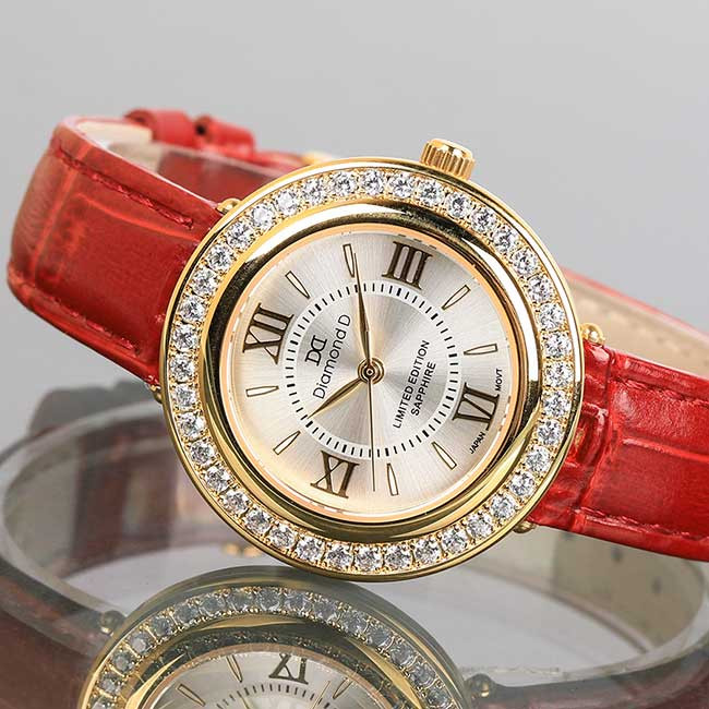 Đồng hồ ngũ hành DIAMOND D DM4632P-15, lựa chọn đồng hồ nữ mang ý nghĩa phong thủy