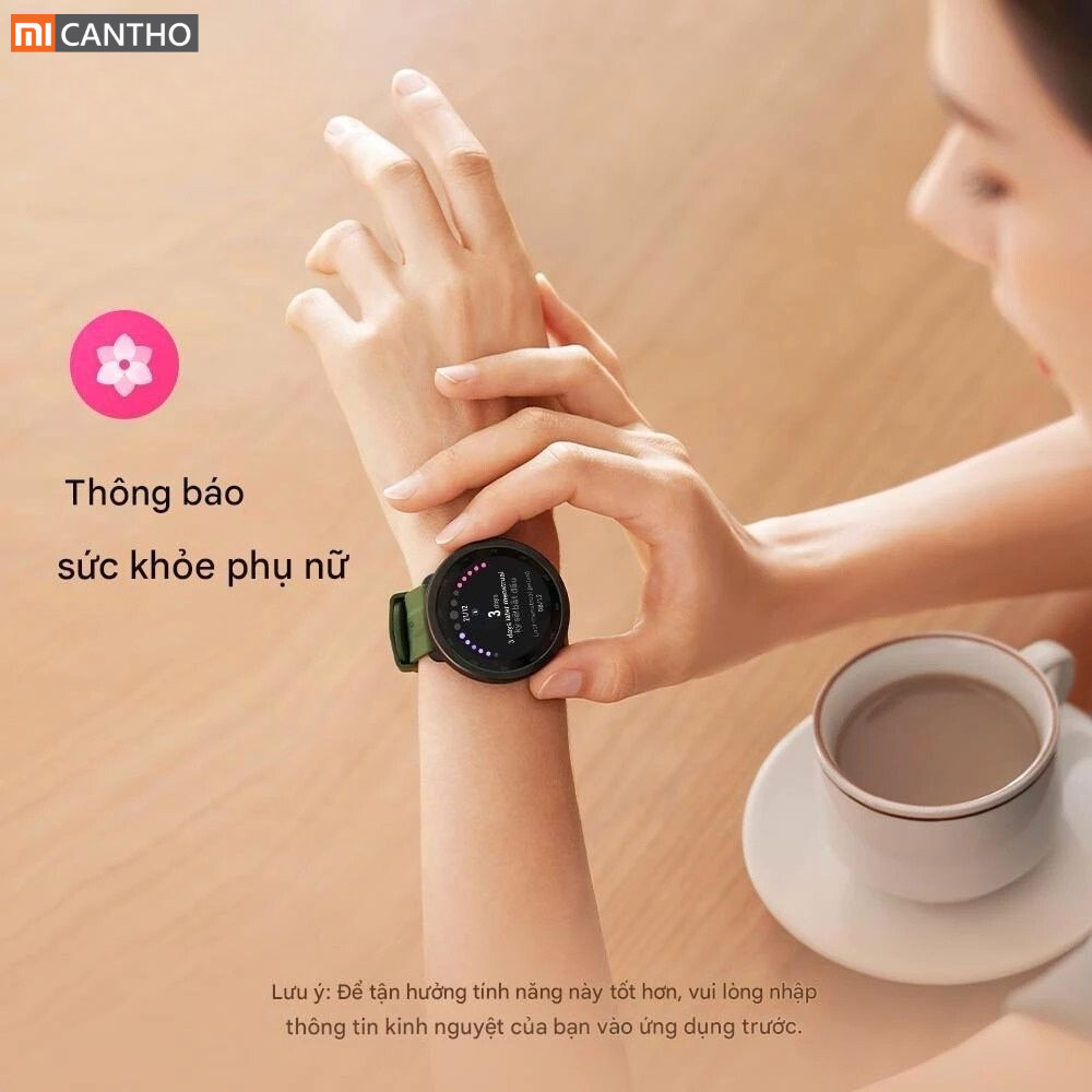 Giao diện hiển thị chỉ số sức khỏe của đồng hồ thông minh có GPS