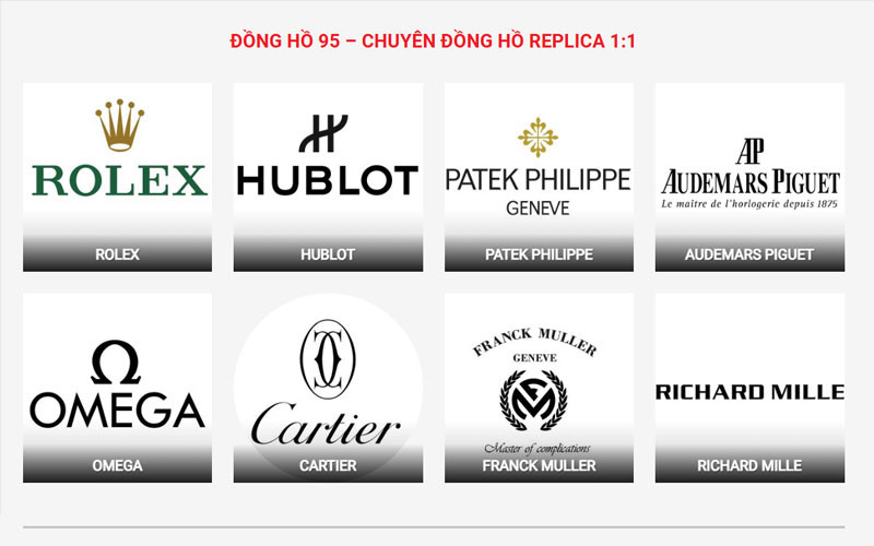 Không gian trưng bày đồng hồ Franck Muller màu hồng và nhiều thương hiệu danh tiếng khác.