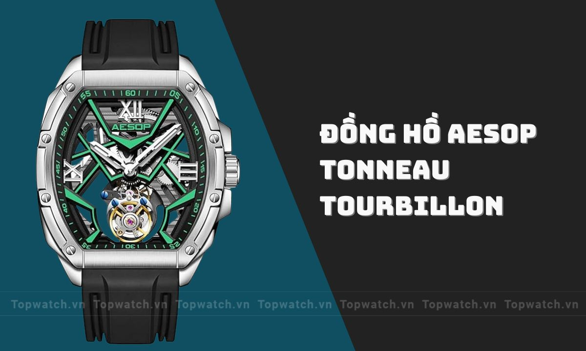 Đồng hồ Aesop Tonneau Men Tourbillon với vỏ hình thùng rượu độc đáo