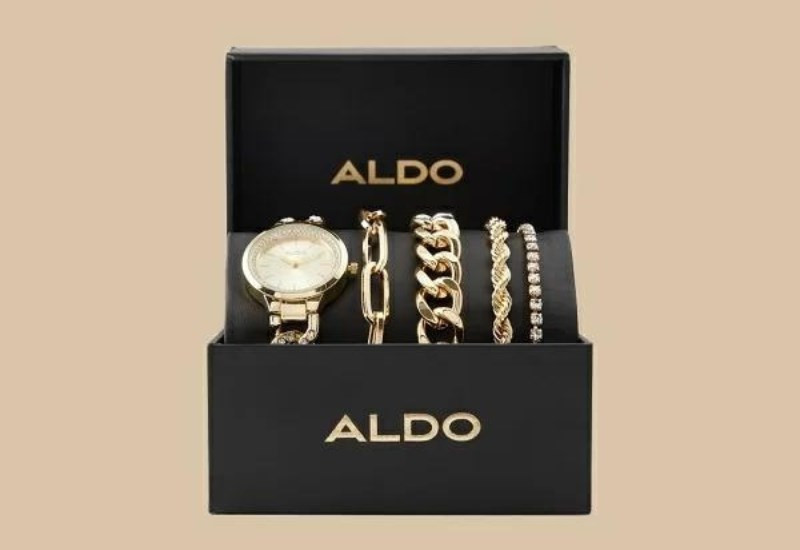 Đồng hồ Aldo Carenad đính kim cương, thể hiện sự tinh tế trong thiết kế đồng hồ Aldo của nước nào
