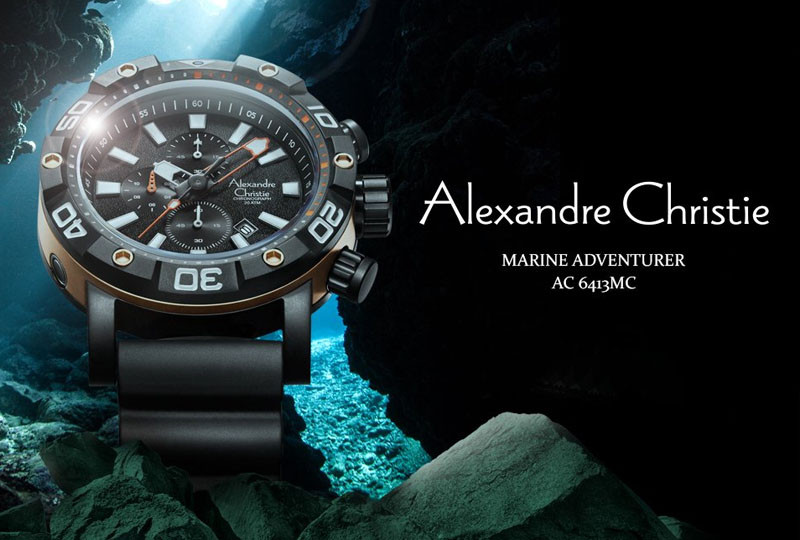 Đồng hồ Alexandre Christie sở hữu khả năng chống nước cơ bản