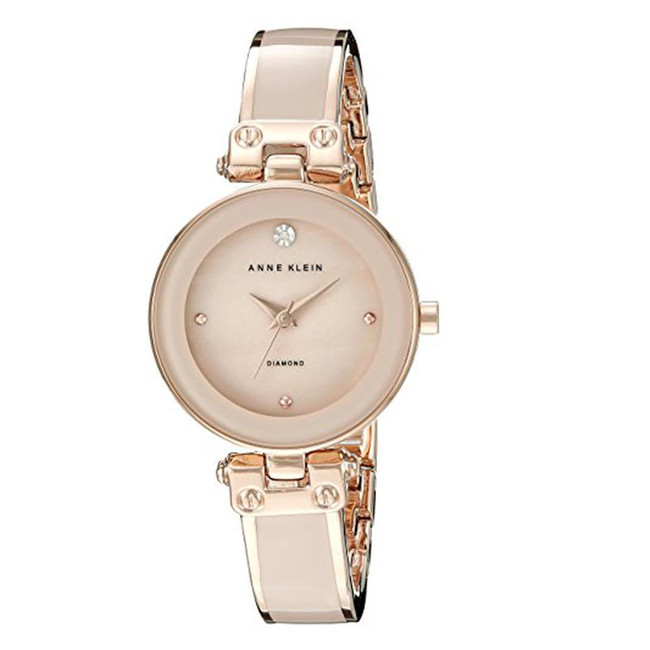 Mẫu đồng hồ Anne Klein Diamond AK/1980BMRG màu hồng nhạt, tìm hiểu giá đồng hồ Anne Klein Diamond.