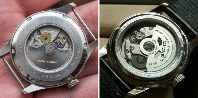 Phân biệt đồng hồ Automatic là gì, với việc quan sát bộ máy bên trong