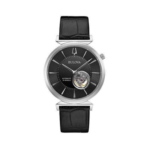 Đồng hồ Bulova Automatic 96A234 nam 40mm siêu mỏng chính hãng lộ cơ mặt sau