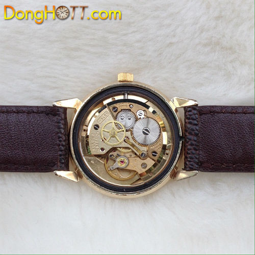 Cơ chế lên dây và máy vàng của đồng hồ cổ Bulova cá heo