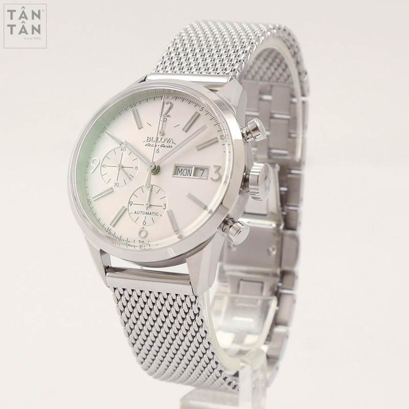 Mẫu đồng hồ Bulova Accu Swiss, thể hiện sự kết hợp hài hòa giữa di sản Bulova Mỹ và nghệ thuật chế tác Thụy Sĩ.