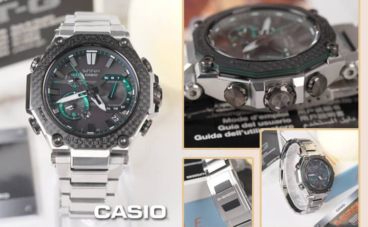 Tổng thể đồng hồ Casio chính hãng với đường nét tinh xảo