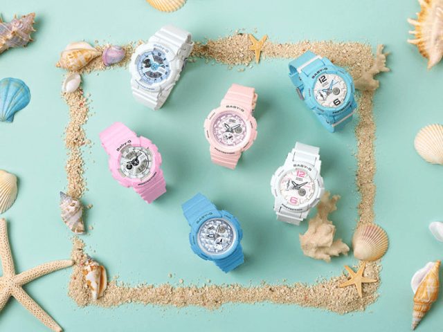 Đồng hồ Casio Baby-G nhiều màu sắc, thể hiện sự đa dạng phong cách khi kết hợp với các loại dây da đồng hồ