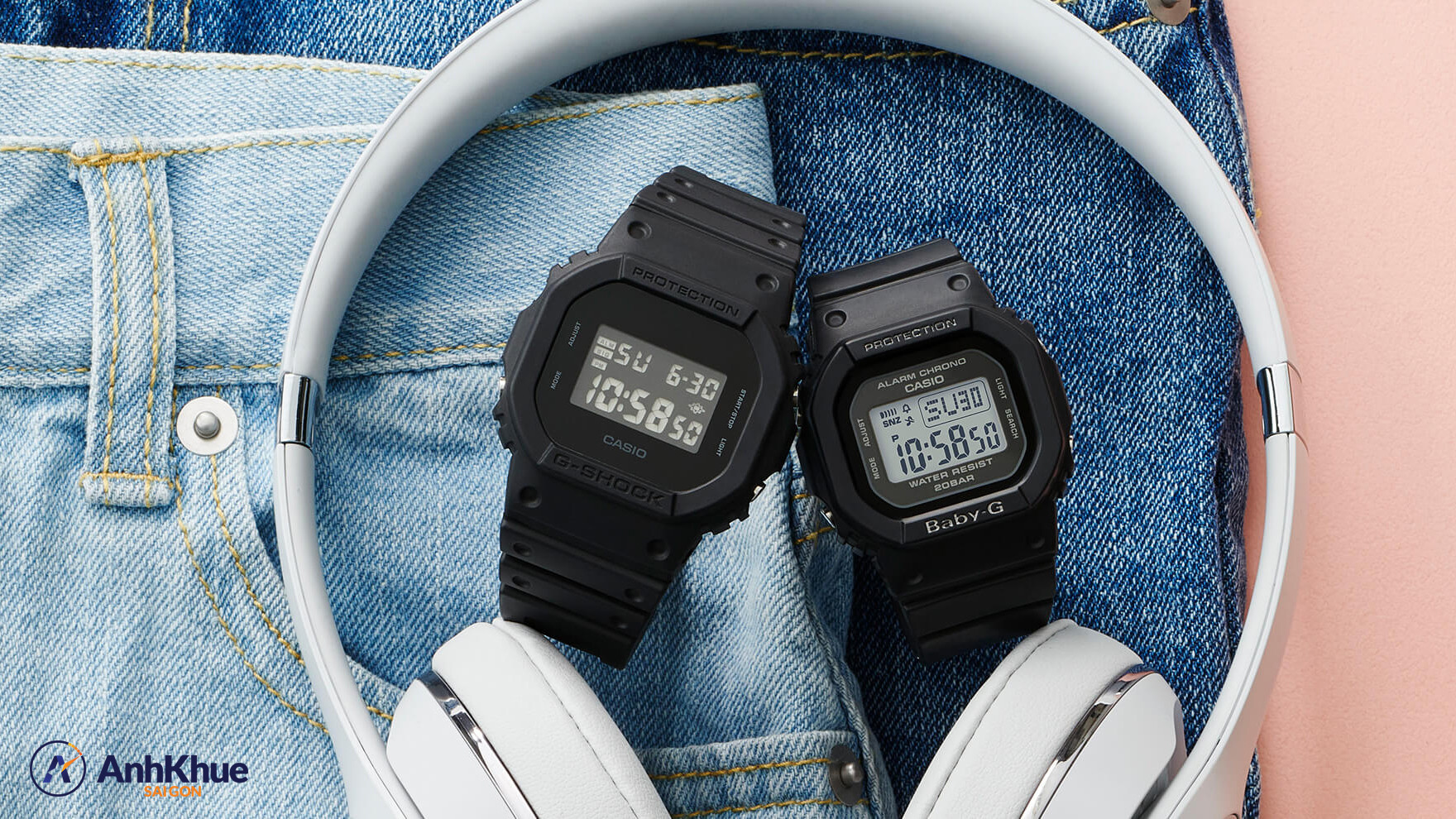 Đồng hồ Casio chính hãng G-Shock và Baby-G bền bỉ với thời gian bảo hành 5 năm