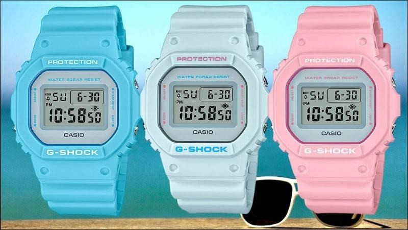 Đồng hồ Casio trẻ em với thiết kế ngộ nghĩnh, màu sắc đa dạng