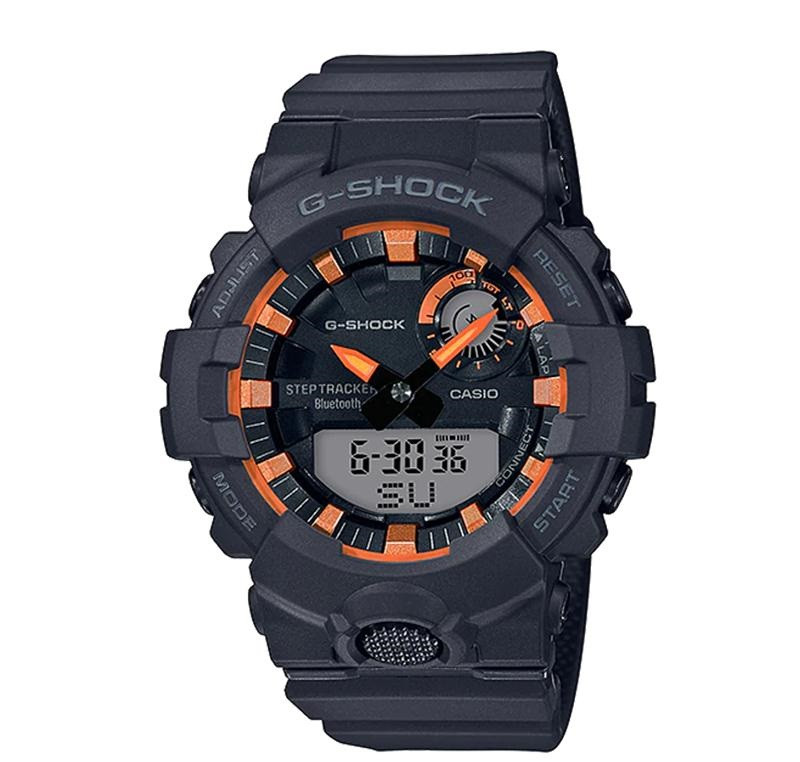 Nên mua đồng hồ G-Shock nào cho thể thao: Mẫu GBA-800SF-1ADR kết nối Bluetooth