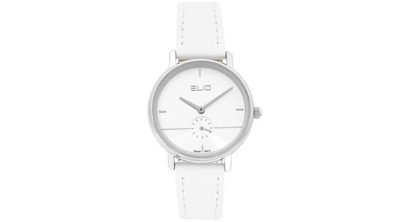 Mẫu đồng hồ Movado không kim không số với dây da thanh lịch