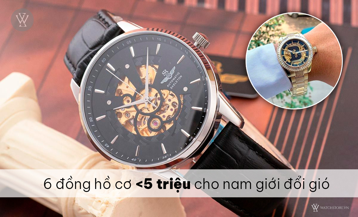 Đồng Hồ Cơ Giá 5 Triệu: Tuyệt Phẩm Vượt Thời Gian Trong Tầm Tay (Hướng Dẫn Chi Tiết A-Z)