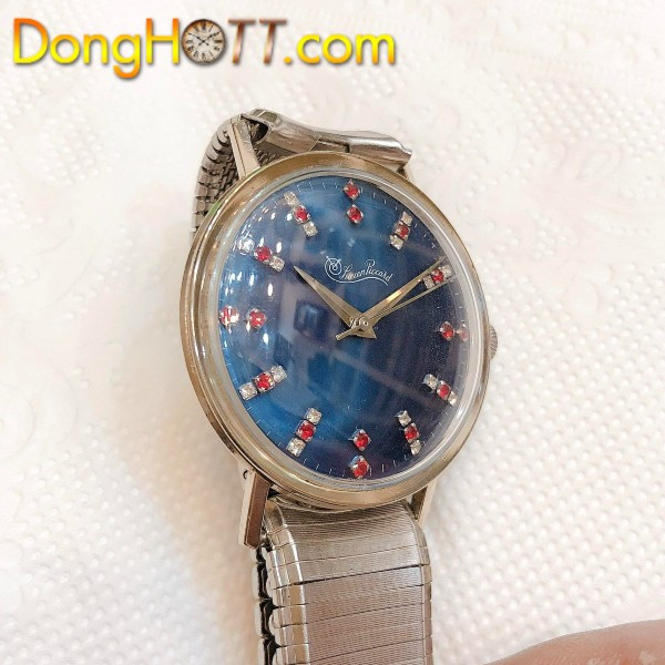 Mặt sau đồng hồ Lucien Piccard vàng đúc 14K nguyên khối