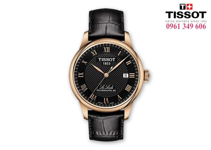 Đồng hồ nam dây da Hà Nội Tissot T41.5.423.53 với mặt số trắng tinh tế