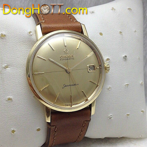 Đồng hồ Omega cổ vàng đúc với dấu hiệu nhận biết hàng chính hãng