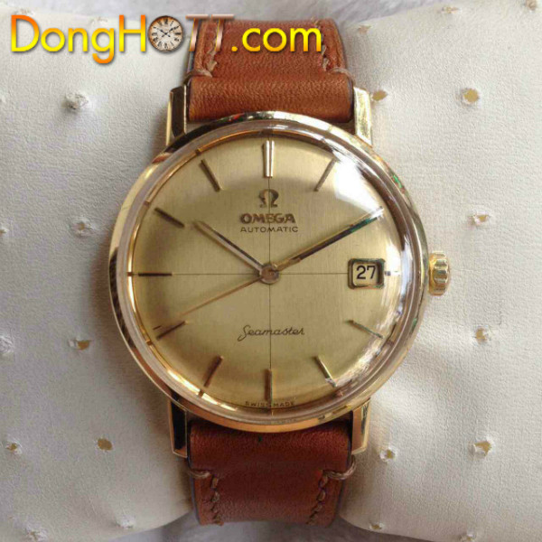 Chi tiết thiết kế vỏ và càng đồng hồ Omega cổ vàng đúc