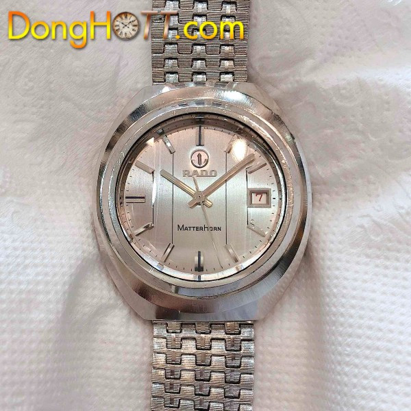 Chi tiết mặt số đồng hồ Rado automatic chính hãng