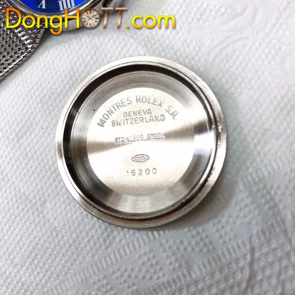 Vỏ thép không gỉ và niềng vàng 18k của đồng hồ Rolex automatic chính hãng