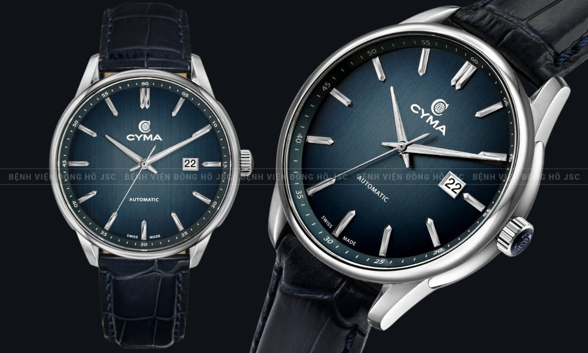 Đồng hồ Cyma Heritage Quartz hiện đại, dành cho quý ông lịch lãm