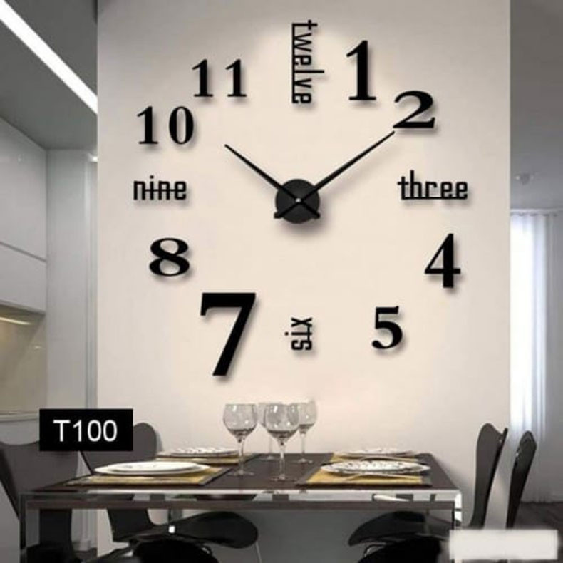 Đồng hồ LED 3D và đồng hồ dán tường hiện đại từ Trang Trí Nhà Việt TPHCM