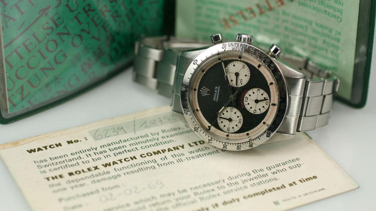 Rolex Daytona Paul Newman Ref. 6239 - Biểu tượng đồng hồ đắt nhất thế giới