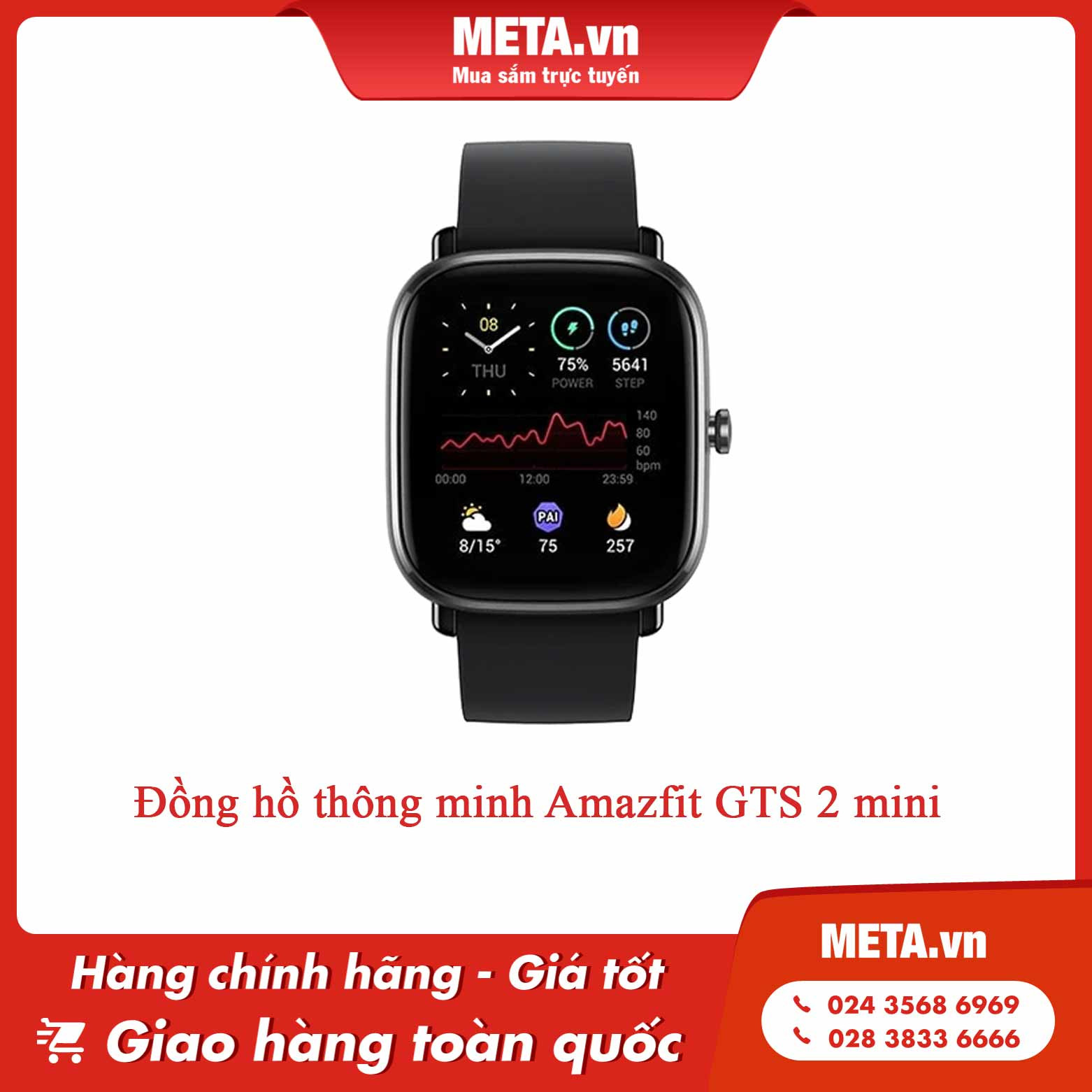 Đồng hồ đo nhịp tim Fitbit và sự đa dạng của các dòng đồng hồ thông minh khác như Amazfit GTS 2 Mini